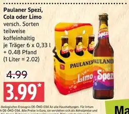 Marktkauf Paulaner spezi Angebot