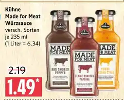 Marktkauf Kühne made for meat bbq smoked pepper Angebot
