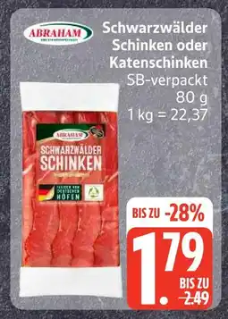 Edeka Abraham schwarzwälder schinken Angebot