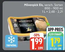 Edeka Mövenpick eis bourbonvanille Angebot