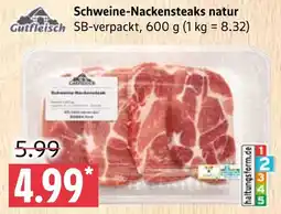 Marktkauf Gutfleisch schweine-nackensteaks natur Angebot