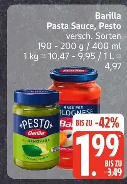 Edeka Barilla pesto Angebot