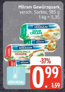 Edeka Milram gewürzquark sour cream Angebot