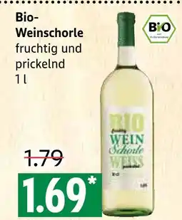 Marktkauf Bio-weinschorle Angebot