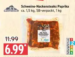 Marktkauf Gutfleisch schweine-nackensteaks paprika Angebot