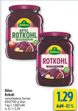 diska Kühne apfel rotkohl Angebot