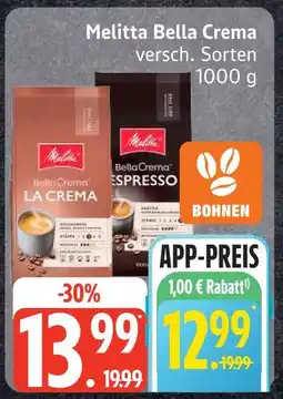 Edeka Melitta bella crema la crema Angebot