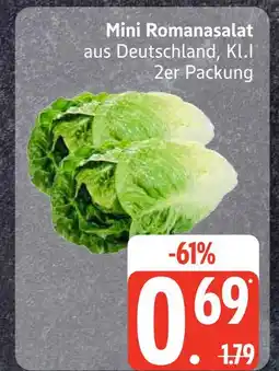 Edeka Mini romanasalat Angebot