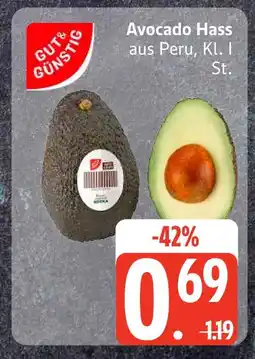 Edeka Gut & günstig avocado hass Angebot