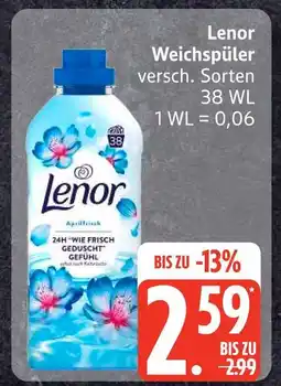 Edeka Lenor weichspüler Angebot