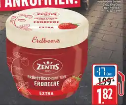 diska Zentis frühstücks-konfitüre erdbeere extra Angebot
