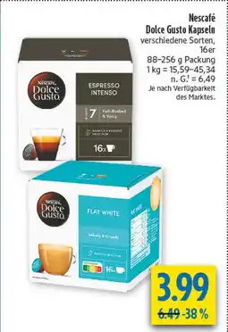 diska Nescafé dolce gusto espresso intenso Angebot