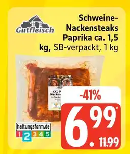 Edeka Gutfleisch schweine-nackensteaks paprika Angebot