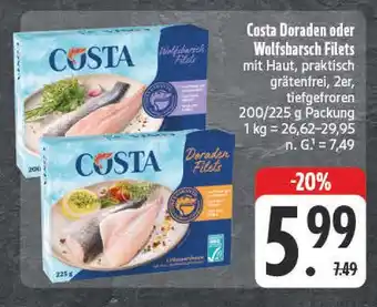 E-Center Costa doraden filets Angebot