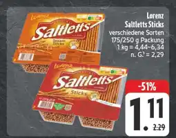 E-Center Lorenz saltletts sticks sesame Angebot