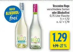 diska Vescovino hugo alkoholfrei Angebot