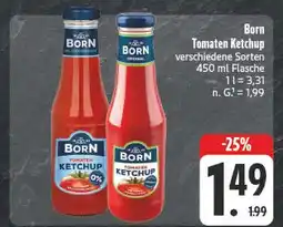 E-Center Born tomaten ketchup 0% Angebot