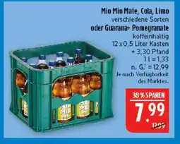 Marktkauf Mio mio mate, cola, limo Angebot