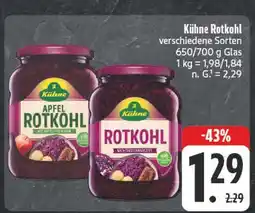 E-Center Kühne apfel rotkohl Angebot