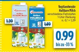 diska Vogtlandweide haltbare fettarme milch Angebot