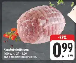 E-Center Spanferkelrollbraten Angebot