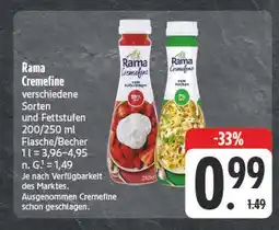 E-Center Rama cremfine zum aufschlagen Angebot