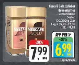 E-Center Nescafé gold löslicher bohnenkaffee Angebot