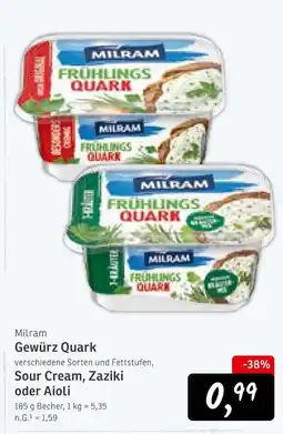 KONSUM Milram sour cream Angebot