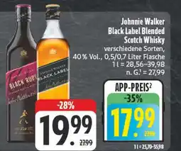 E-Center Johnnie walker black label blended scotch whisky Angebot