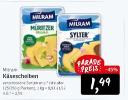 KONSUM Milram müritzer käse Angebot