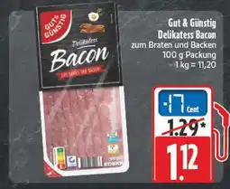 E-Center Gut & günstig delikatess bacon Angebot