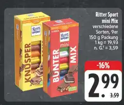 E-Center Ritter sport knusper mini mix Angebot