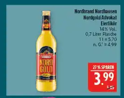 Marktkauf Nordbrand nordhausen nordgold advokat eierlikör Angebot