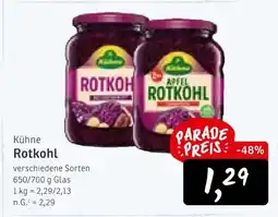 KONSUM Kühne rotkohl Angebot