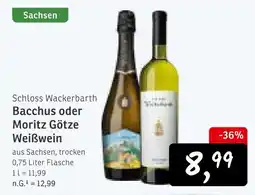 KONSUM Schloss wackerbarth bacchus weißwein Angebot
