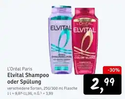 KONSUM L'oréal paris elvital shampoo Angebot