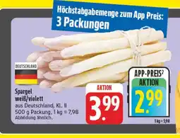 E-Center Spargel weiß/violett Angebot