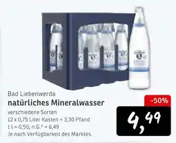 KONSUM Bad liebenwerda natürliches mineralwasser Angebot