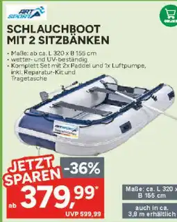 Marktkauf Art sport schlauchboot mit 2 sitzbänken Angebot