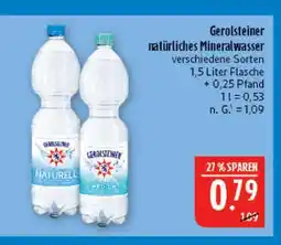 Marktkauf Gerolsteiner naturell Angebot