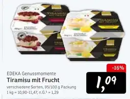 KONSUM Edeka genussmomente tiramisu mit frucht Angebot