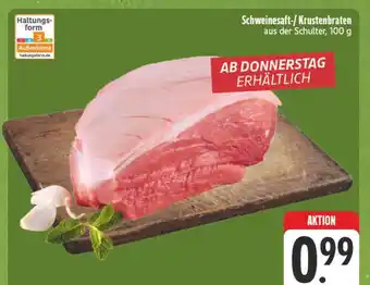 E-Center Schweinesaft-/krustenbraten Angebot
