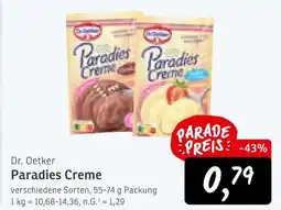 KONSUM Dr. oetker paradies creme Angebot