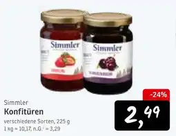 KONSUM Simmler konfitüren erdbeere Angebot