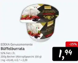 KONSUM Edeka genussmomente büffelburrata Angebot