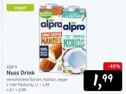 KONSUM Alpro nuss drink mandel Angebot