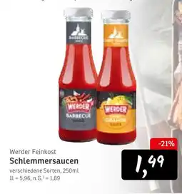 KONSUM Werder feinkost barbecue sauce Angebot