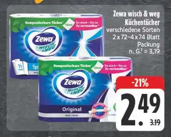 E-Center Zewa wisch & weg küchentücher original Angebot