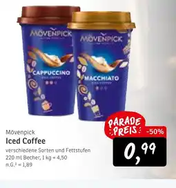KONSUM Mövenpick iced coffee cappuccino Angebot
