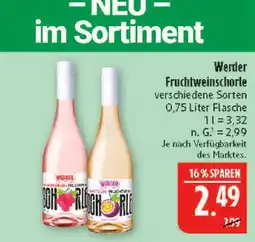 Marktkauf Werder fruchtweinschorle Angebot